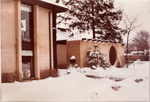 View in the snow